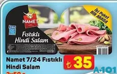 NAMET 7/24 FISTIKLI HİNDİ SALAM